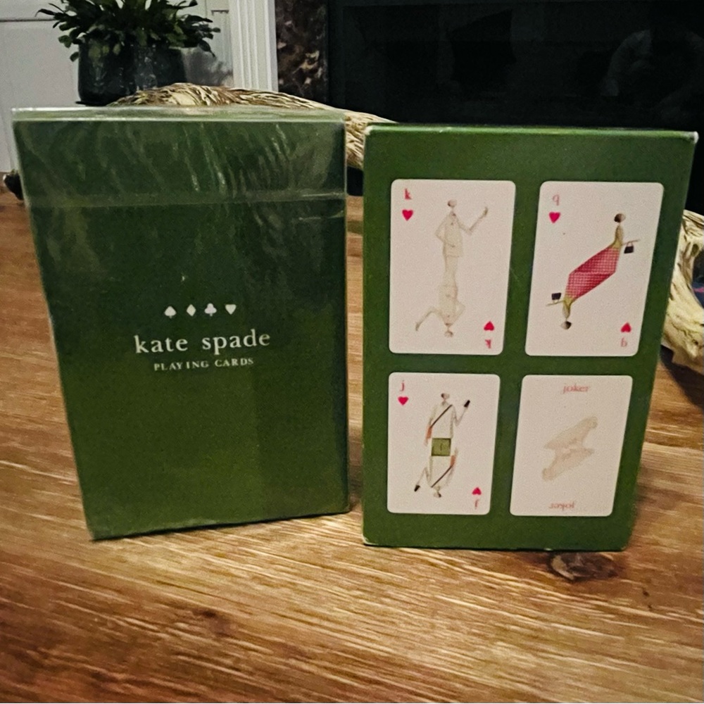 Kate Spade playing cards, set of 2